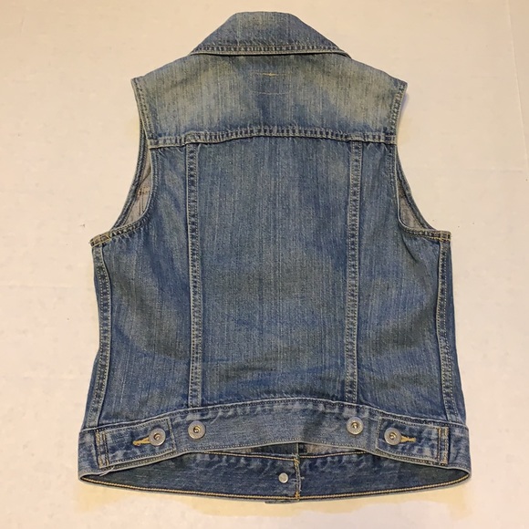Levi’s Red Tab Blue Denim Vest - Women’s Size Small - Picture 3 of 9